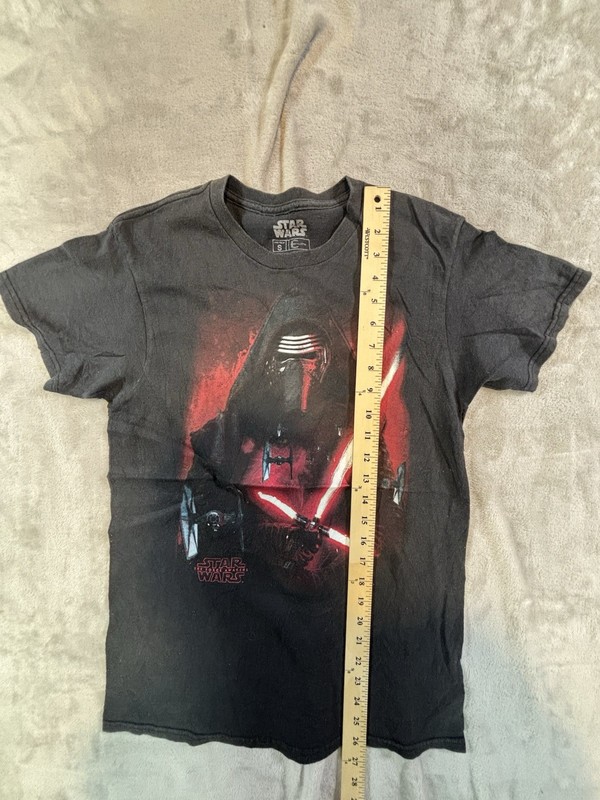 C-Life Star Wars The Force Awakens Kylo Ren Men's Black T-Shirt Size Small gallery