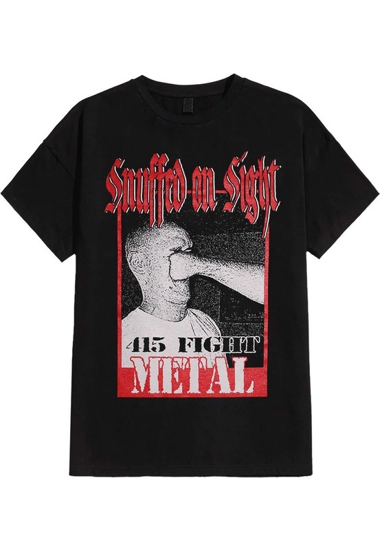 VTG Snuffed On Sight Man With Knife Black S to 5XL T-Shirt H0191