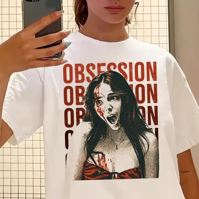 Obsession Movie Shirt, Horror Girl Graphic Tee gallery