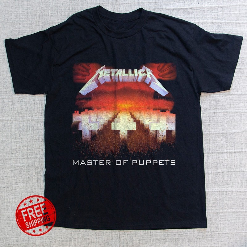 Metallica – Master Of Puppets Album Rock Music T-Shirt S-5XL Free Shipping
