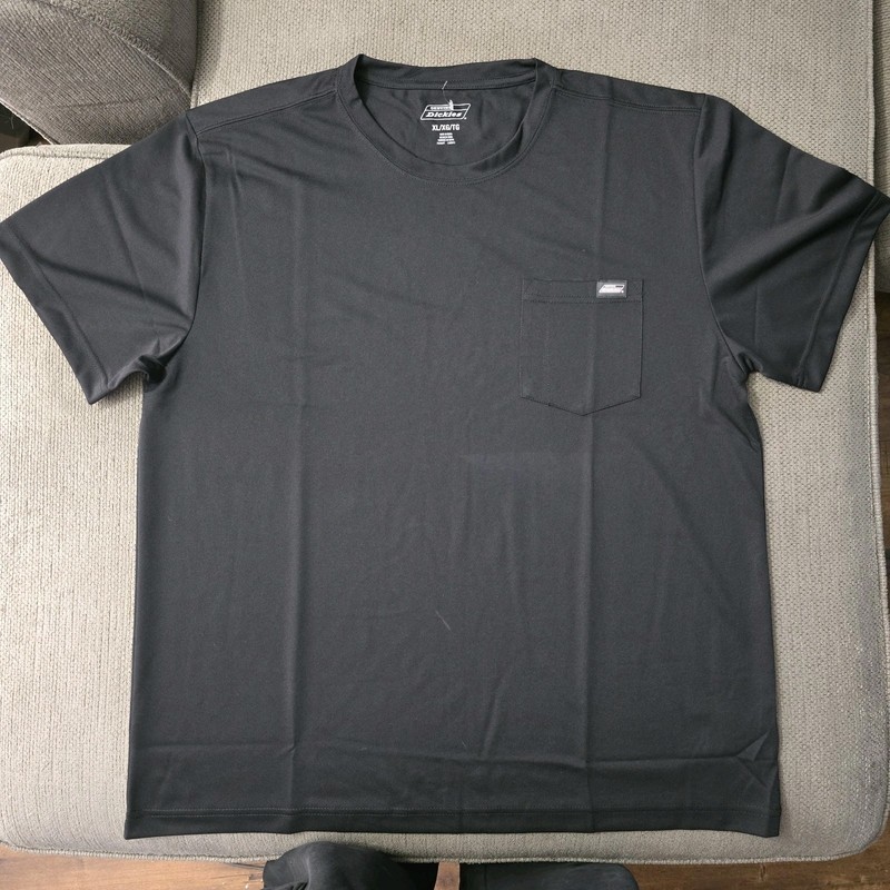 Dickies Black Xtralarge Mens Performance Tee Regular Fit