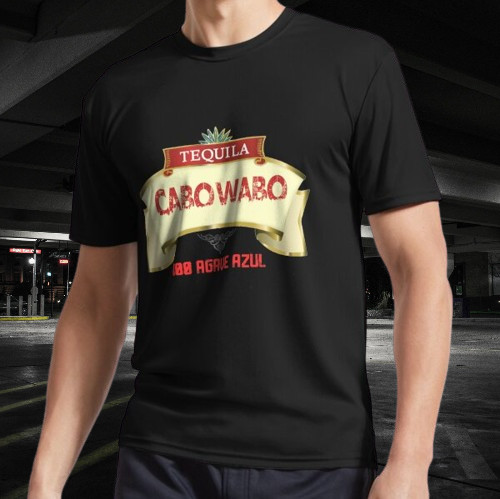 Cabo wabo tequila Active Logo T-Shirt Funny Logo American Men’s T-Shirt