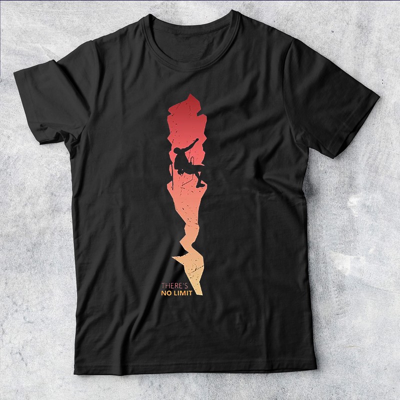 Rock Climbing Mens T Shirt Retro Style Bouldering Graphic Novelty Tee #P1#PR#A