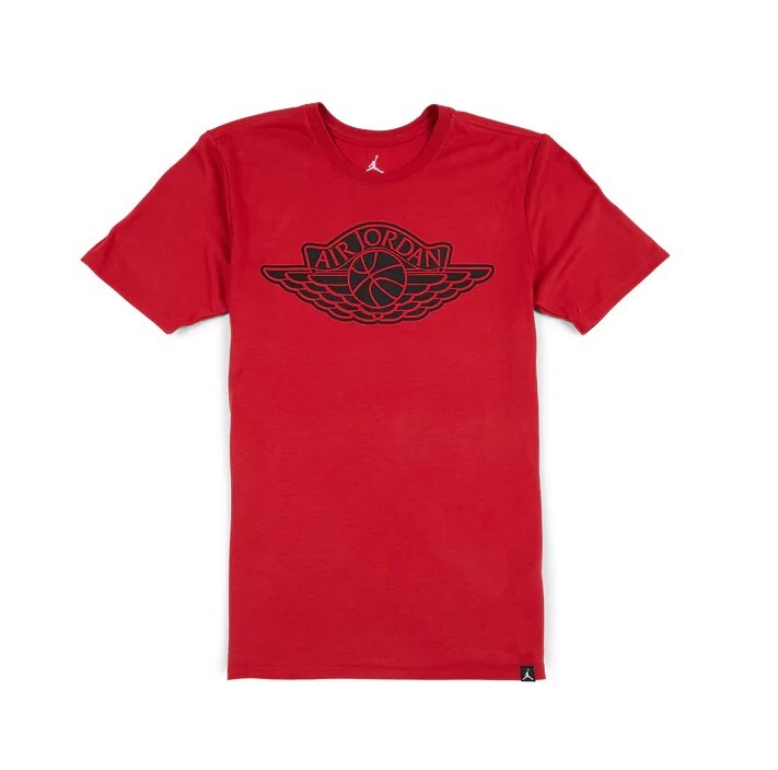 Nike Jordan Wings Logo T-Shirt Gym Red/Black Men’s XL 2XL 3XL BNWT