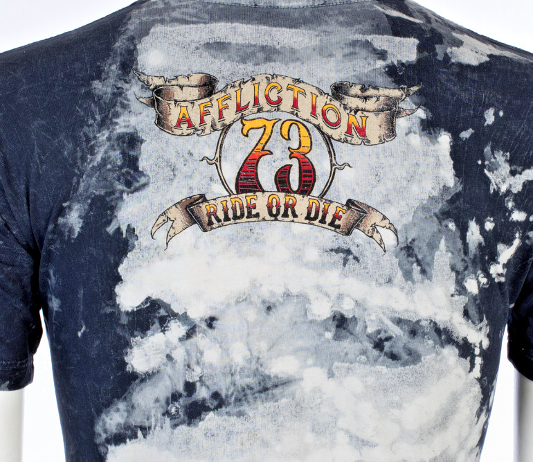 AFFLICTION American Customs RIDE OR DIE Short Sleeve Slim Fit T-shirt NWT gallery
