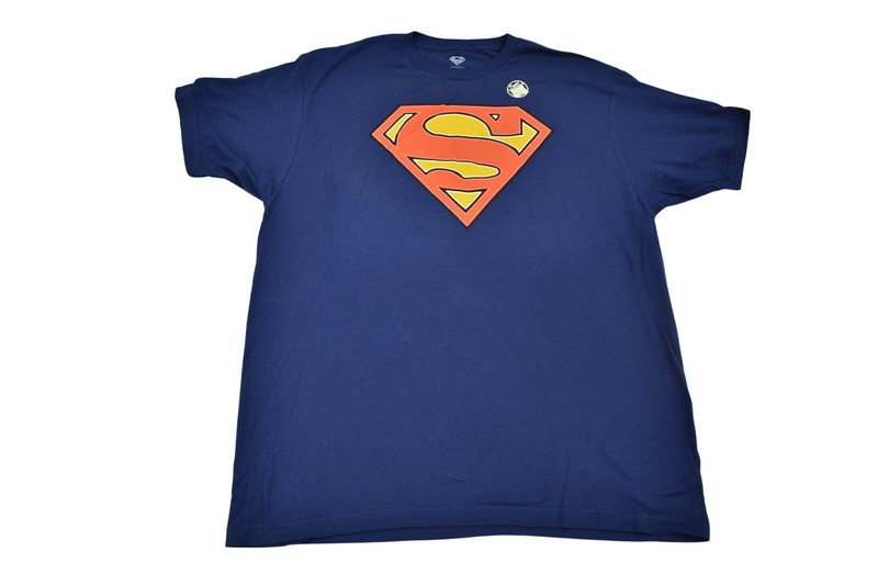 Superman Mens Glow In The Dark Ink Tee Shirt New S, M, 2XL, 3XL