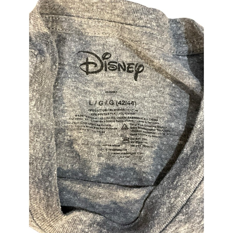 Vintage Style Disney Mickey Mouse Grey Graphic Tee L 42/44 Soft Cotton Blend gallery