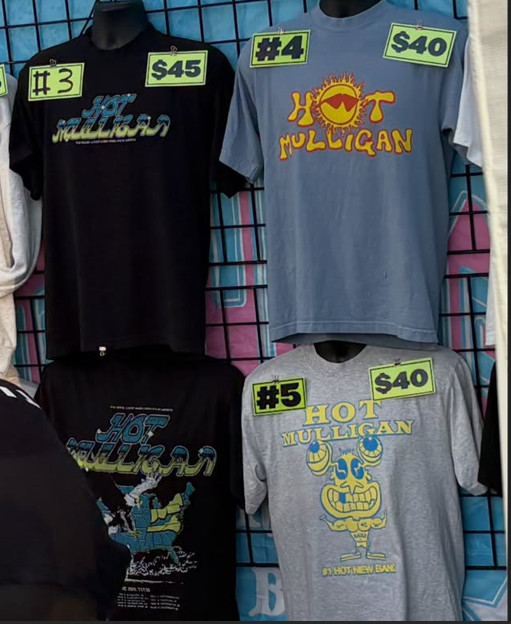Hot Mulligan Band Tour 2026 Unisex T Shirt For Fan