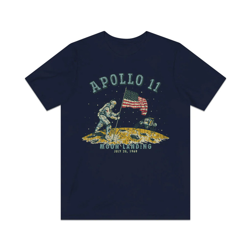 Apollo 11 Moon Landing 1969 Vintage Men's T-Shirt gallery
