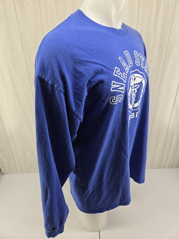 Snead State Nursing Blue Long Sleeve T Shirt Champion Size 2XL Mens gallery