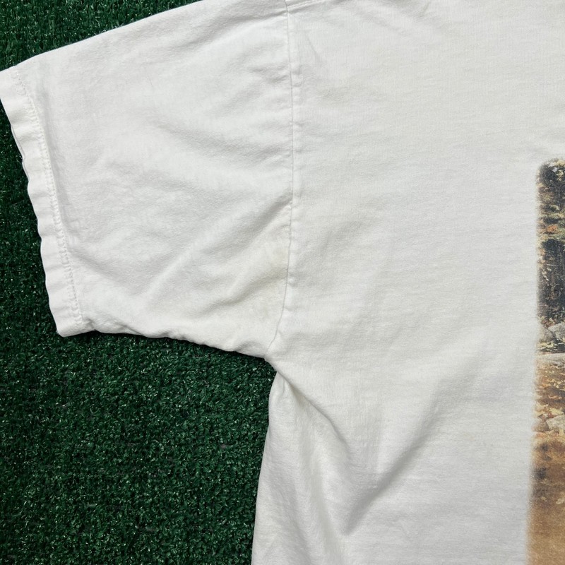 VTG Marathon Apparel T-Shirt Mens XL White Yellow Lab Cotton Ducks Unlimited 90s gallery