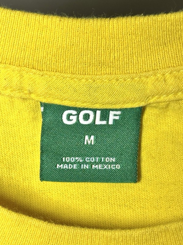 Golf Wang Fast Man Tee Yellow Graphic Print Size M Tyler The Creator 100% Cotton gallery