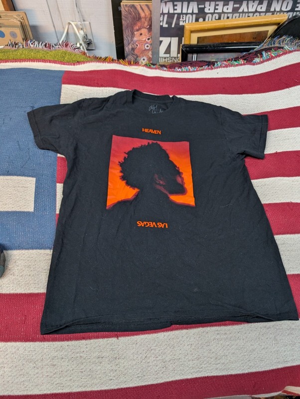 The Weeknd Heaven Or Las Vegas T Shirt Music Black Large Album Abel Y2K M
