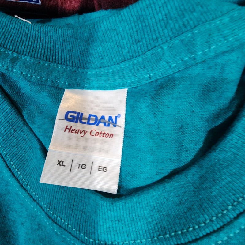 Men Hvy Cotton Short Sleeves T-Shirt (Lot Of 5) Mix Color Lot (#4) Jerzee Gildan gallery