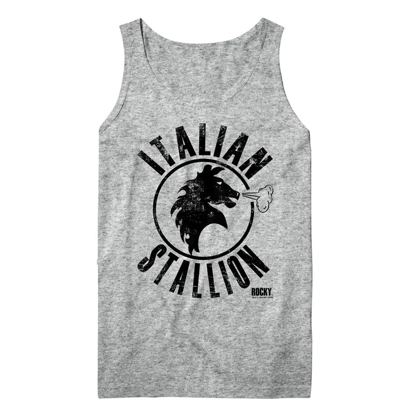 Rocky Balboa Italian Stallion Vintage Horse Logo Men’s Tank Top Movie Merch