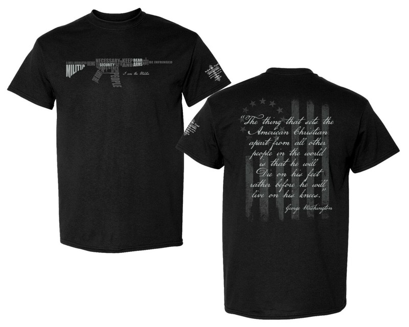 2nd Amendment T-Shirt Best Seller print on 3 sides