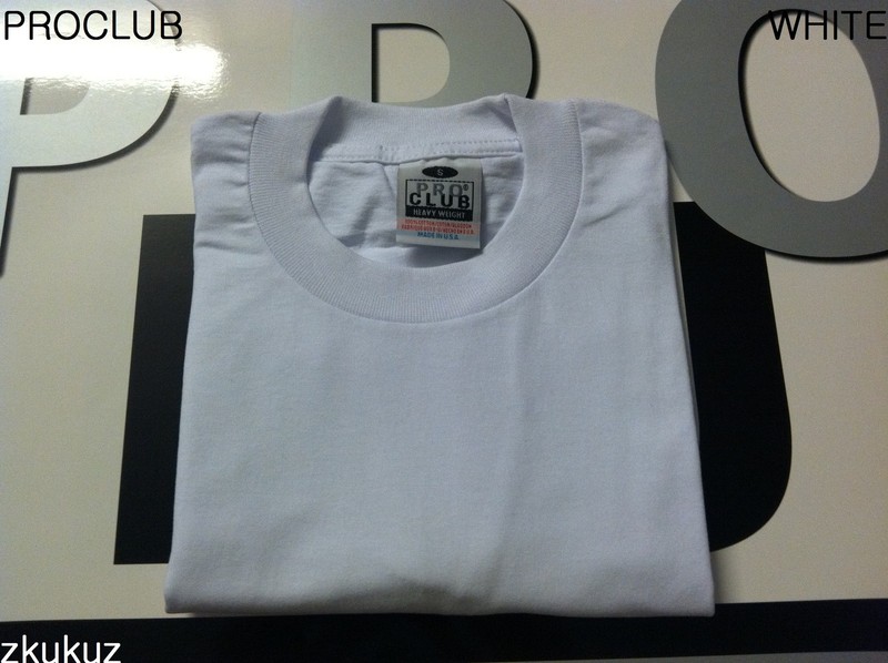 3 NEW PROCLUB HEAVY WEIGHT T-SHIRT WHITE PLAIN PRO CLUB BLANK 2XLT TALL 3PC