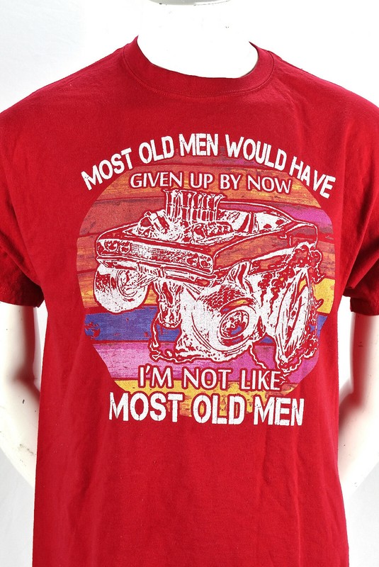Hot Rod Most Old Men Would Have Given Up By Now Tee Shirt Large gallery