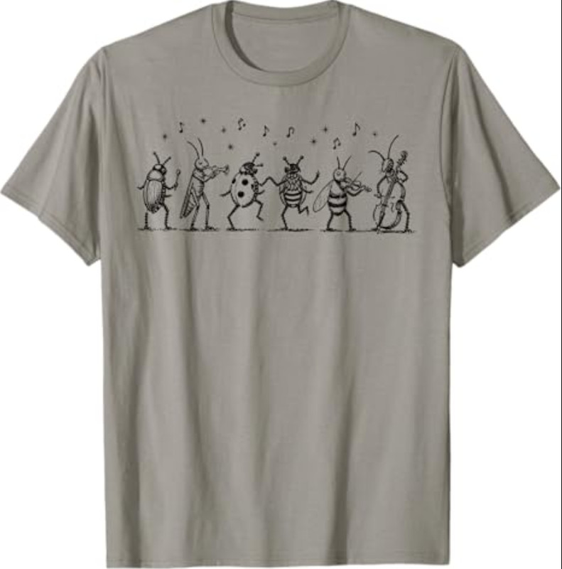 The Last of The Bugs Vintage Insect Music Humor Graphic T-Shirt
