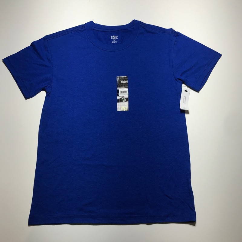 Athletic Works Men’s XS Really Royal Tri-Blend Tee Moisture Wicking T-Shirt NWT