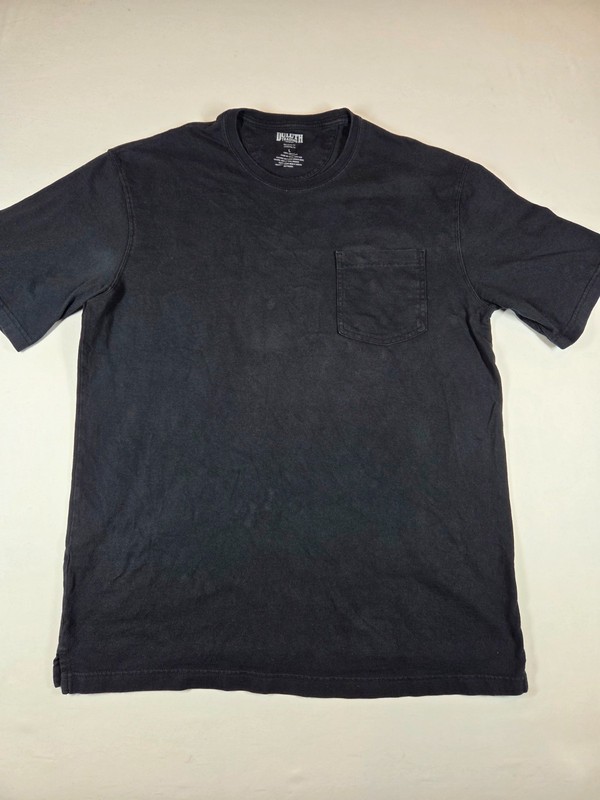 Duluth Trading Co. Men’s Short Sleeve Pocket T-Shirt – Black – Size XL