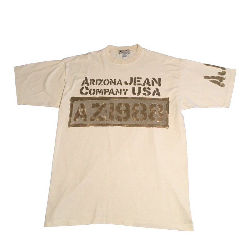 Vintage Arizona Jeans Company USA AJC AZ1988 Men T Shirt LARGE