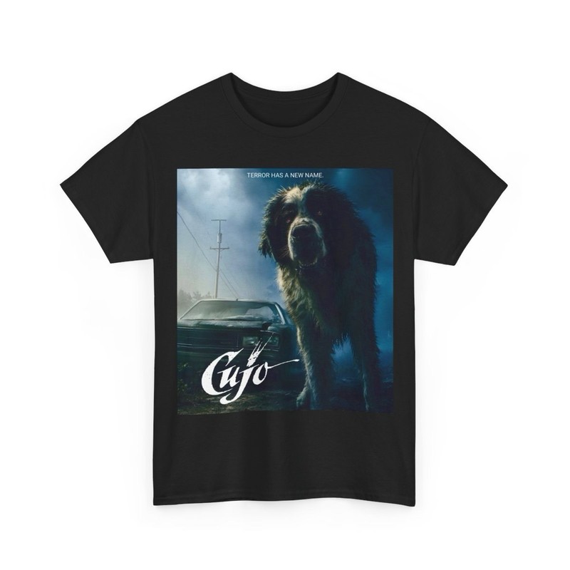 Cujo T Shirt - 80’s Stephen King Classic Killer Dog Horror Art Tee gallery