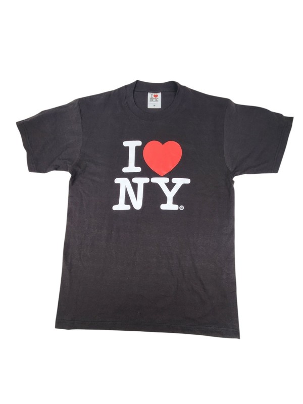 I Love NY T Shirt Medium Black Graphic Tee Officially Licensed NYC Souvenir NWT