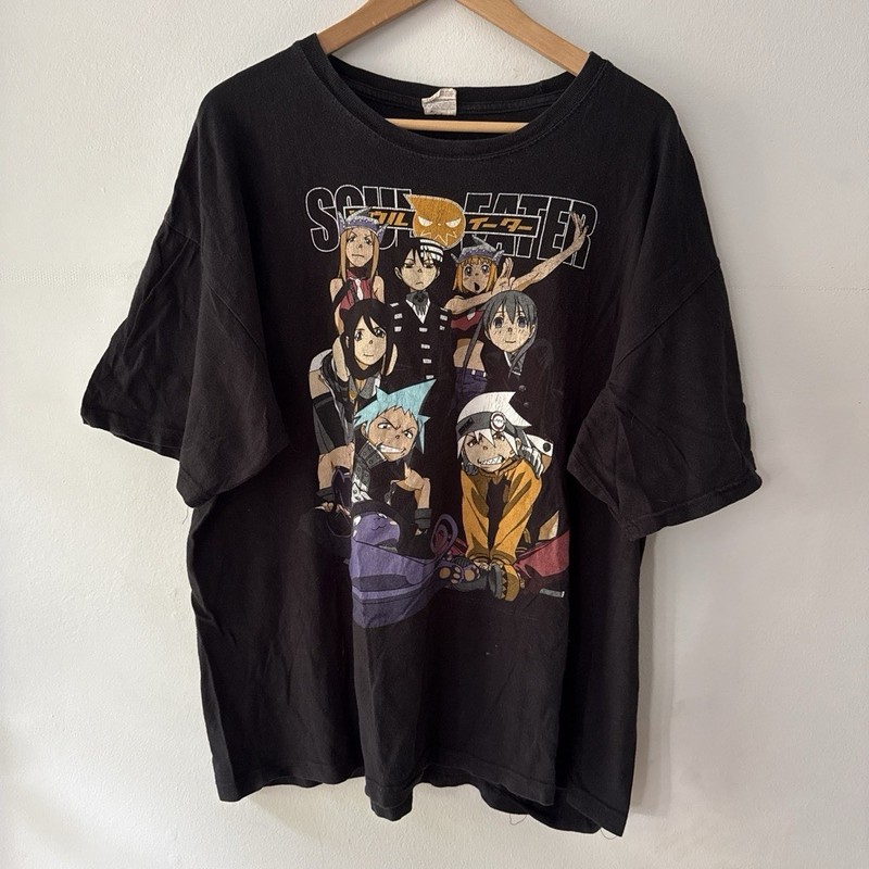 Vintage 2000s Soul Eater Keya Tag Anime Graphic Tee Size XL