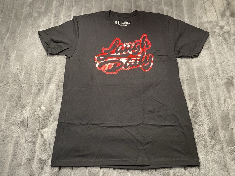 JStu Limited Edition Red Foil Laugh Daily T-Shirt 2020 /1000 More JStu Studios