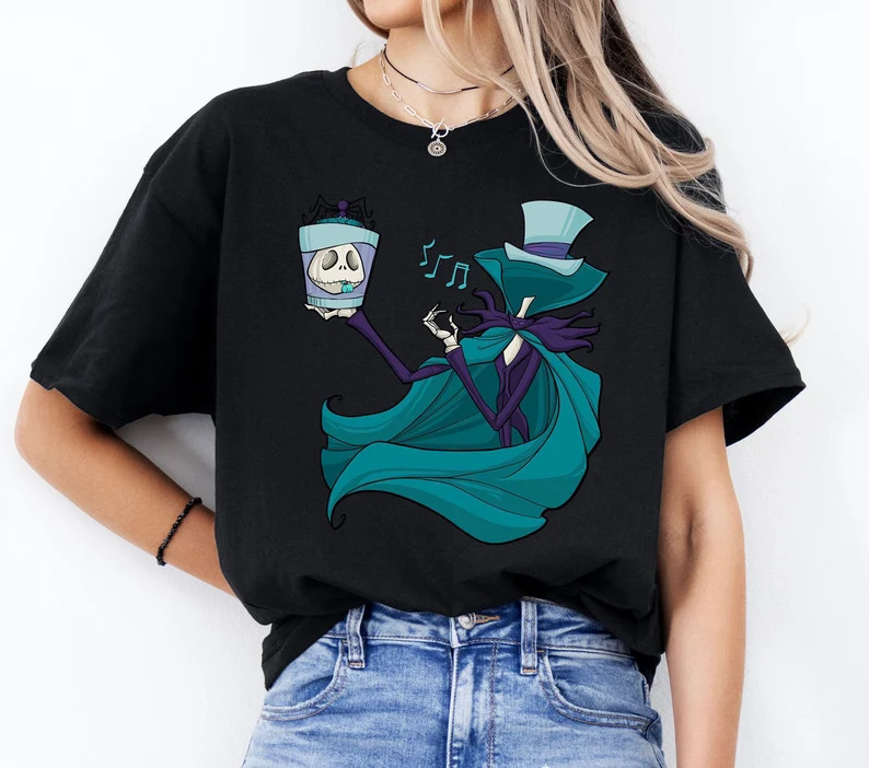 Jack Skellington Hatbox Ghost Haunted Mansion Shirt, Jack Skellington T-shirt
