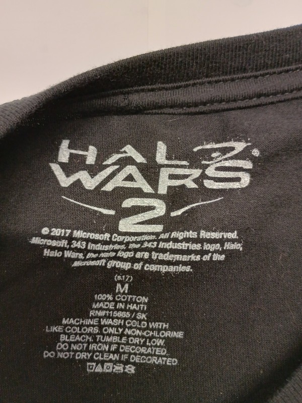 Men's Halo Wars 2 Microsoft Xbox Video Game Graphic T-Shirt Black Medium gallery
