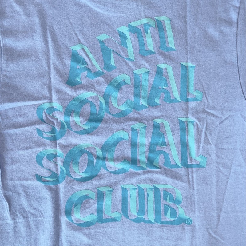Size M - Anti Social Social Club Deeper Than Usual Tee Aquatic Blue gallery