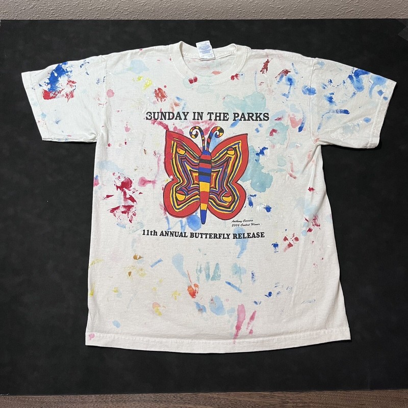 Butterfly Shirt Vintage Art All over print Science Gallery Dept Paint Splatter