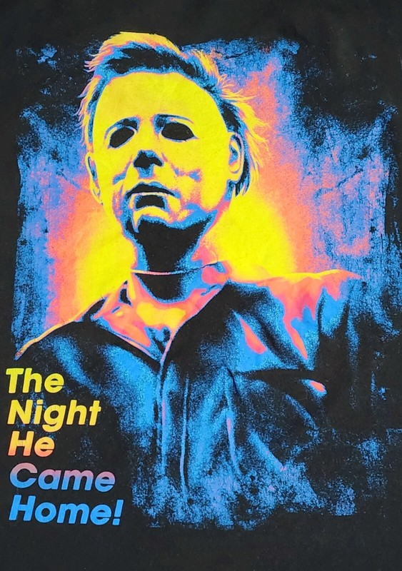 Halloween Michael Myers T-Shirt Sz 3XL Scary Movie Costume Horror Knife Mask Tee