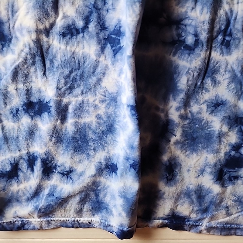 KingSize Men's Big & Tall 4XL Tie-Dye Graphic Tee Blue Lightning Tyedye EUC gallery