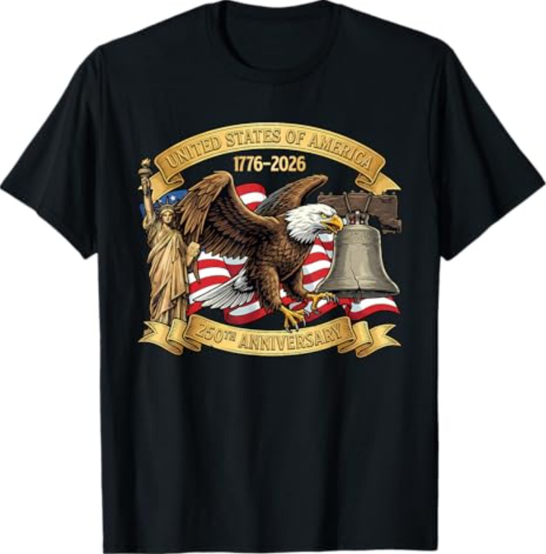 250 Anniversary USA 250th USA Flag Patriotic 250 Years T Shirt