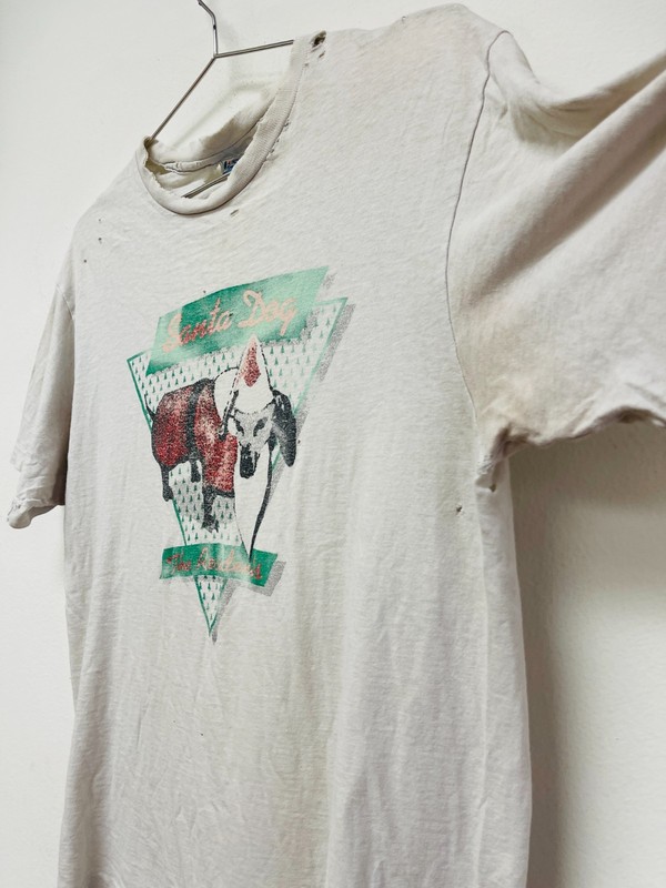 Vintage The Residents T Shirt Santa Dog 1980s 80s Sz L Thrashed Original Punk gallery