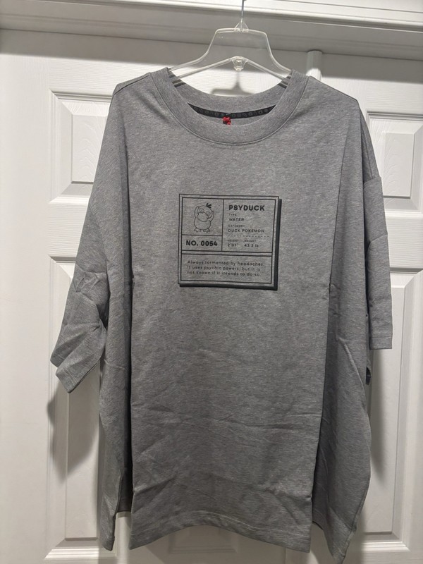 Pokémon x Target Psyduck Men’s Gray Graphic – 4X Limited Edition IN HAND