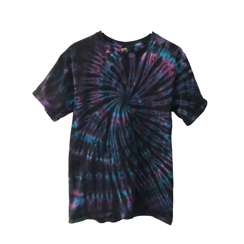 Tie Dye T Shirt Gildan Sz M Ultra Cotton Straight Fit Pre-Owned VGC