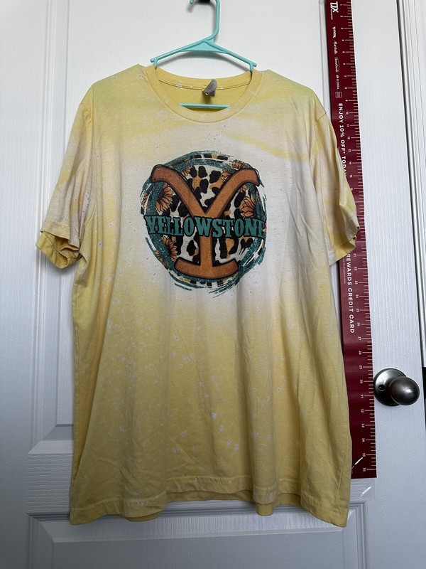 Canvas Bella Unisex Size 2XL TriBlend Crew Neck Tee Tie-Dyed Yellowstone