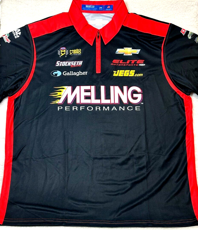 Sparco shirt adult size 3XL Melling, Jegs, ELITE, racing sports car performance
