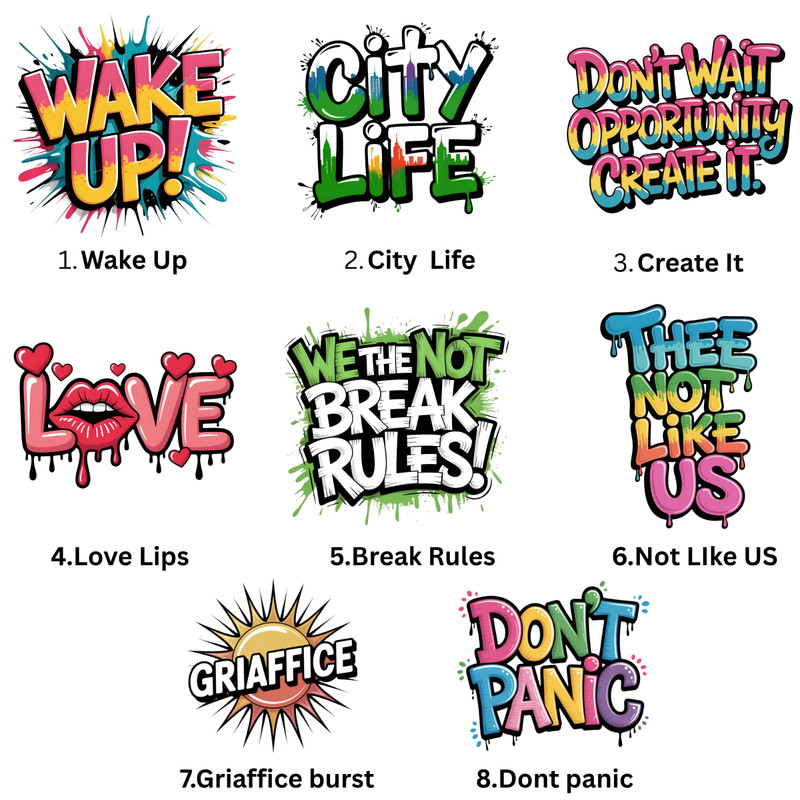 Graffiti Street Art Shirt Designs, Comfort Colors T Shirt, Unisex Streetwear Tee gallery