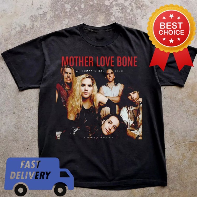Collection Mother Love Bone 1989 T-Shirt Black All Size