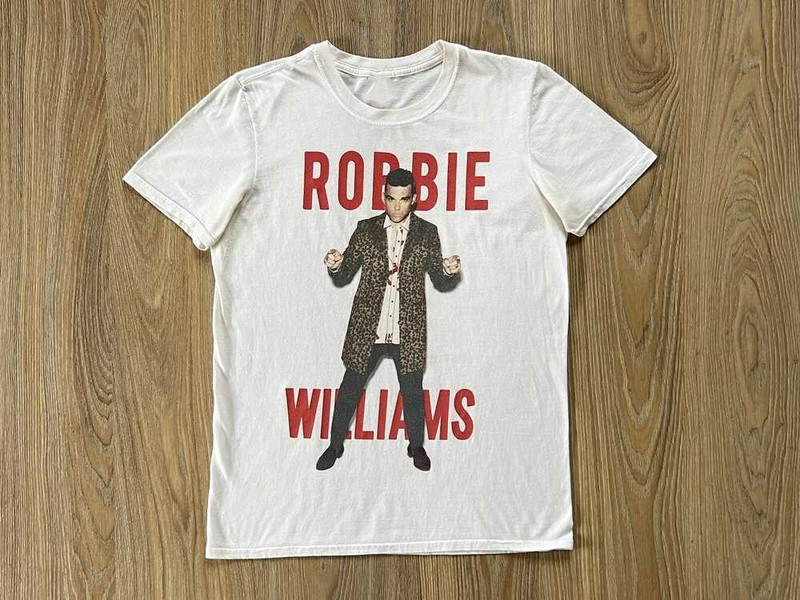 Robbie Williams 2017 Tour Shirt Classic White Unisex S-5XL 1J0176