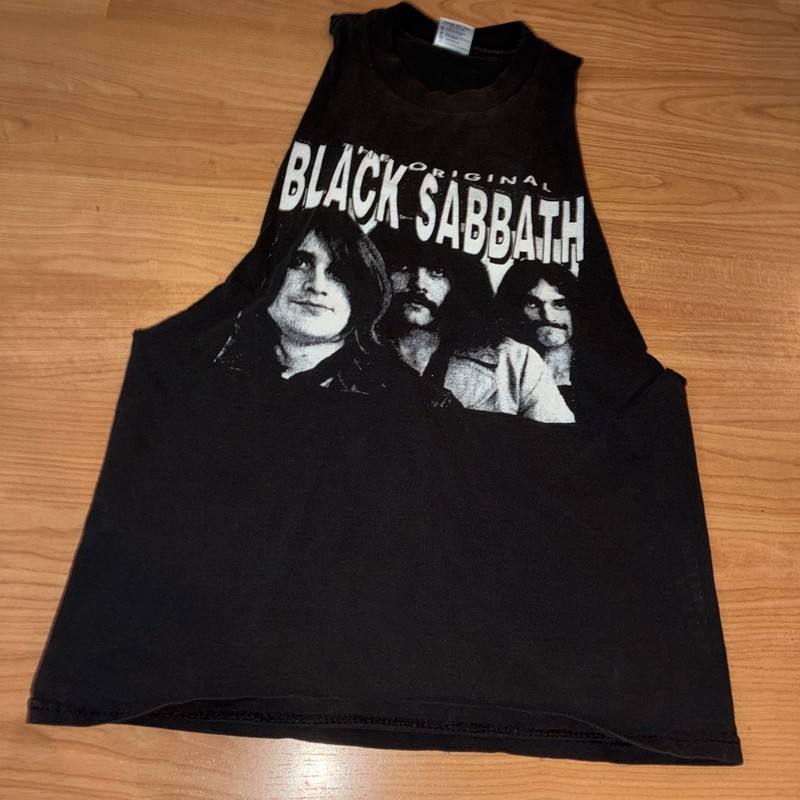 Vintage 1996 Black Sabbath Concert tee RARE retro size Small Racerback tank