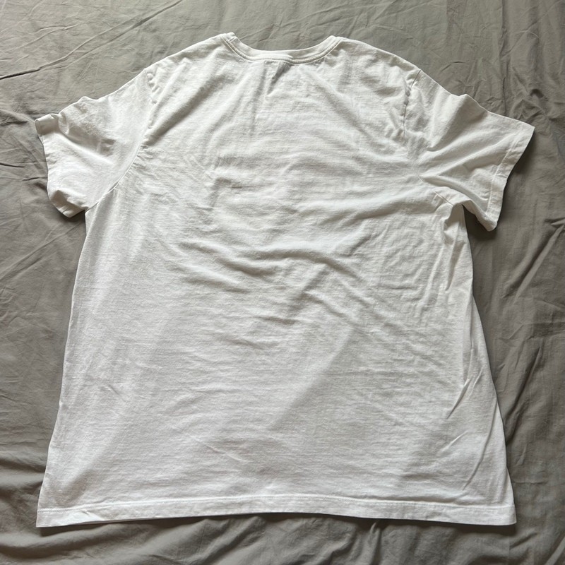 NIKE Just Do It T Shirt Men's XXL White Graphic Tee Orange Yellow Green Knit gallery