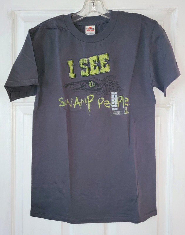 SWAMP PEOPLE I SEE OFFICIALLY LICENSED 2011 ALSTYLE APPAREL TSHIRT S NWOT