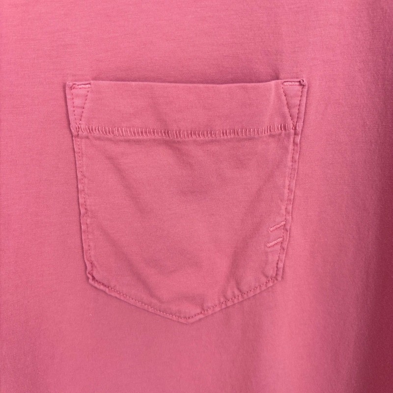 Billy Reid Pocket Tee Men XXL Pink Pima Cotton Short Sleeve Luxury Basic T-Shirt gallery