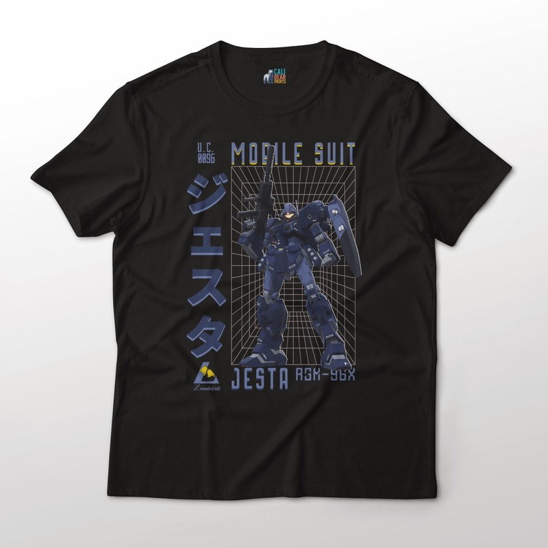 Mobile Suit RGM-96X Jesta M.S. Unicorn Gundam Anime Graphic Art Cotton Tee